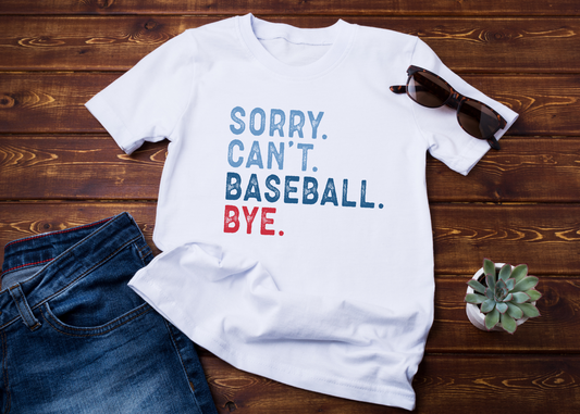 Sorry. Can't. Baseball. Bye.